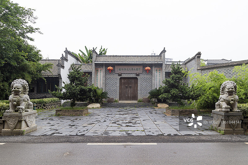 江西南昌中国毛笔文化博物馆门外图片素材