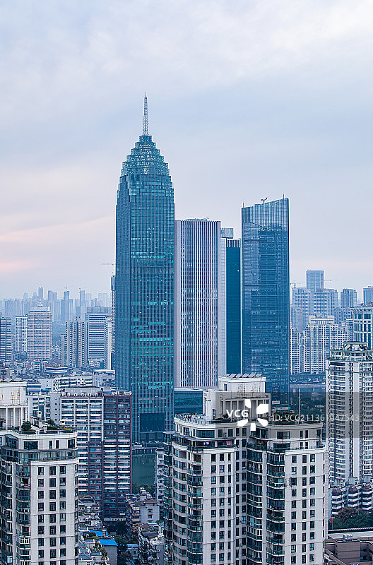 武汉市江汉区西北湖金融街民生金融中心图片素材