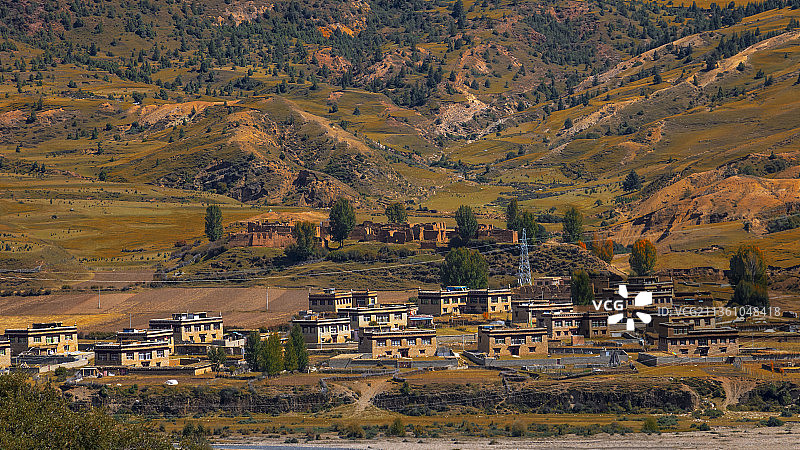 藏家村落图片素材