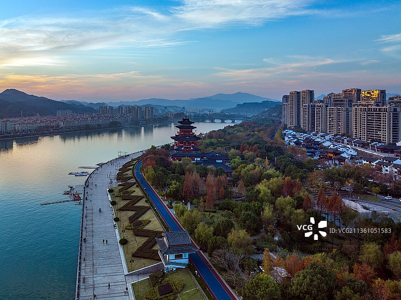 南明湖秋色图片素材