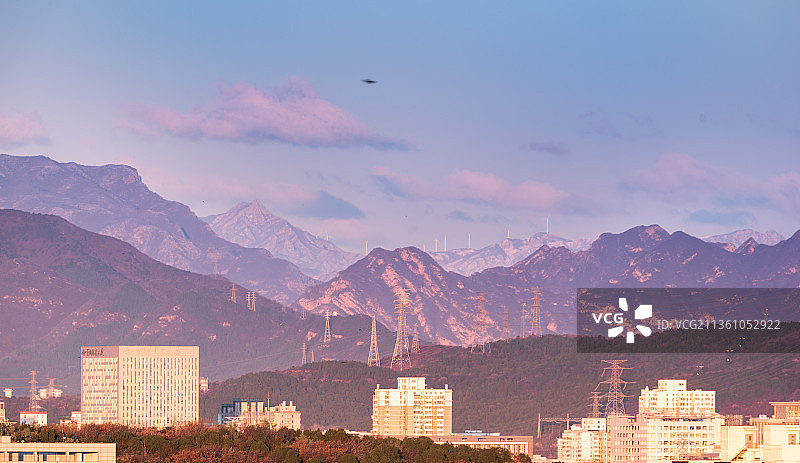 长街西眺图片素材