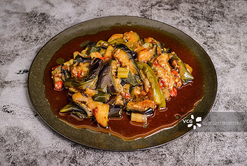 肉末茄子图片素材