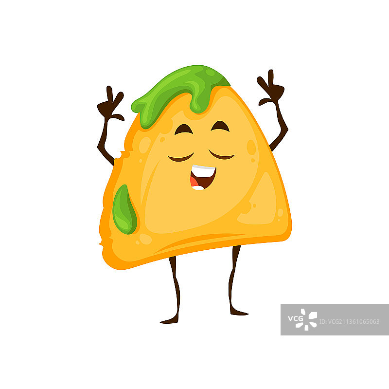 墨西哥玉米片卡通形象图片素材