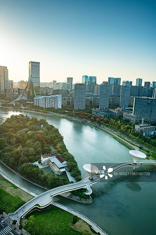 成都现代城市风光图片素材