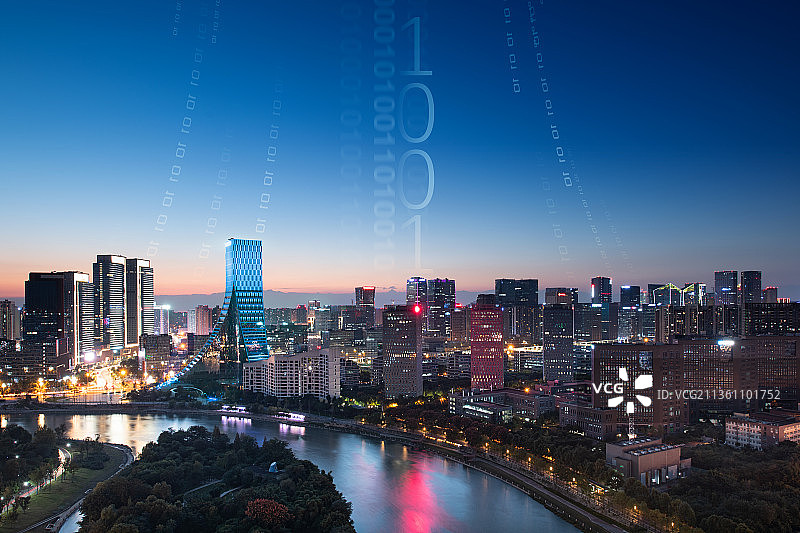 成都现代城市风光图片素材