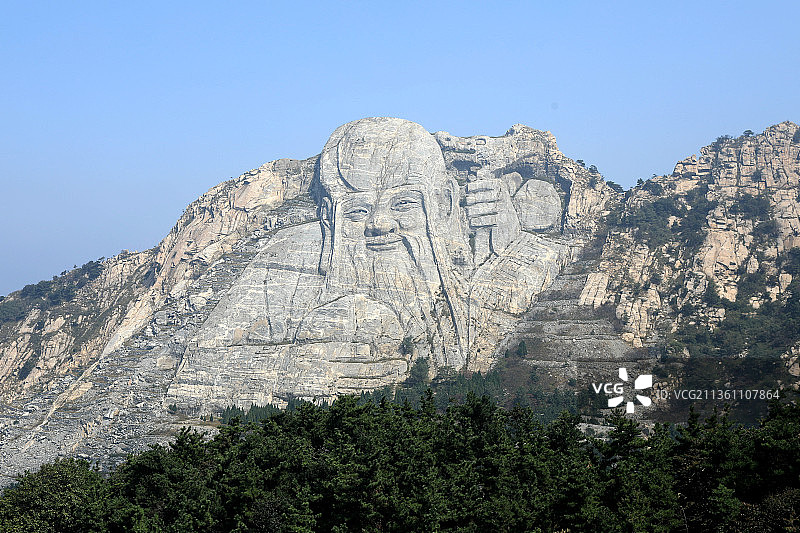 山东蒙山龟蒙景区，沂蒙山旅游图片素材