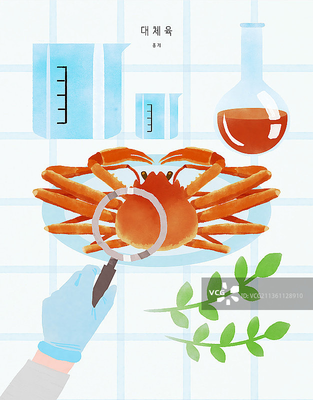 人造肉、实验室、环保、研究所、科研实验、人手、科学家、海鲜、雪蟹图片素材
