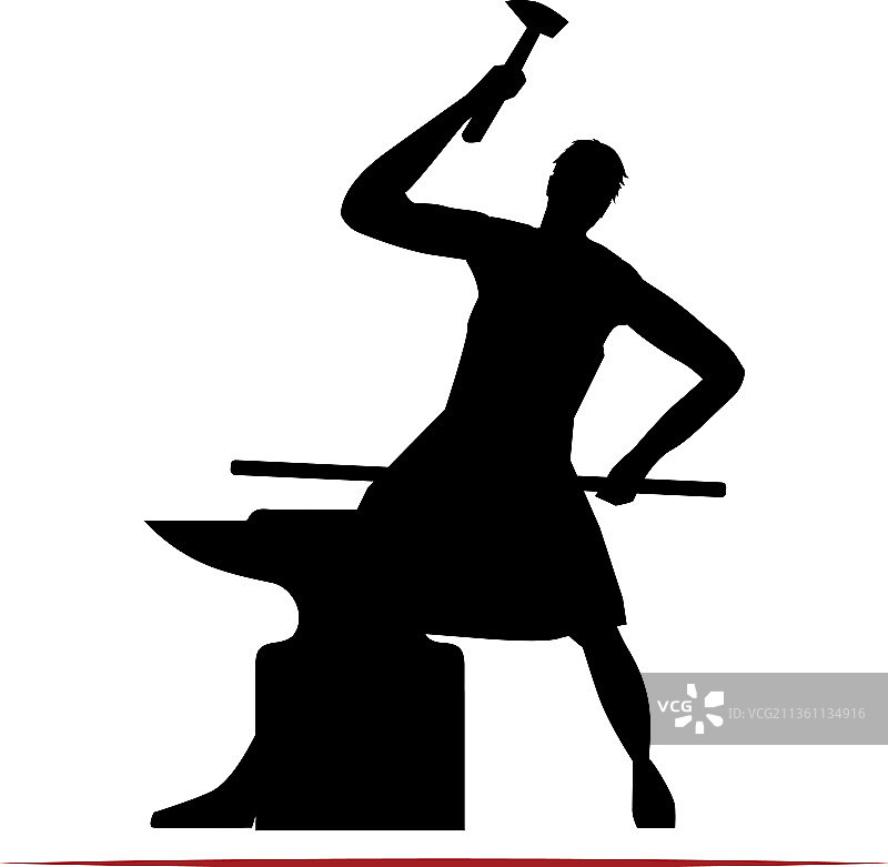 铁匠logo设计图片素材