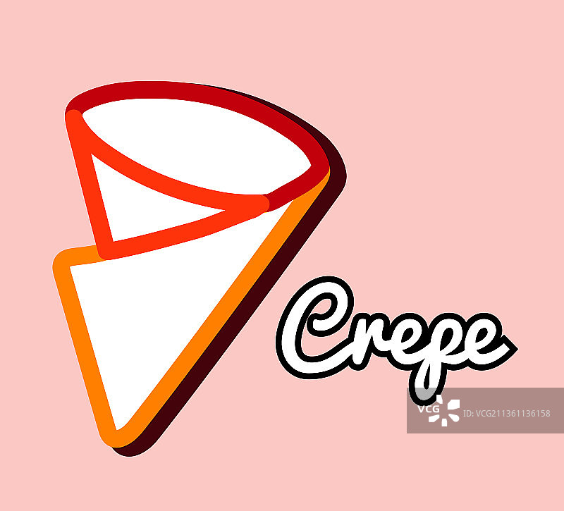 可丽饼Logo设计图片素材