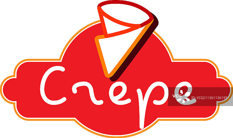 可丽饼Logo设计图片素材