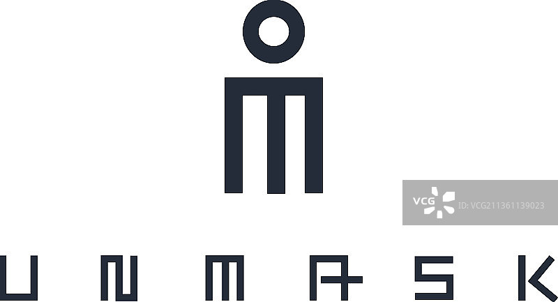 揭开面具概念设计图片素材