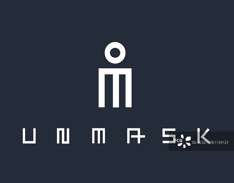 揭开面具概念设计图片素材