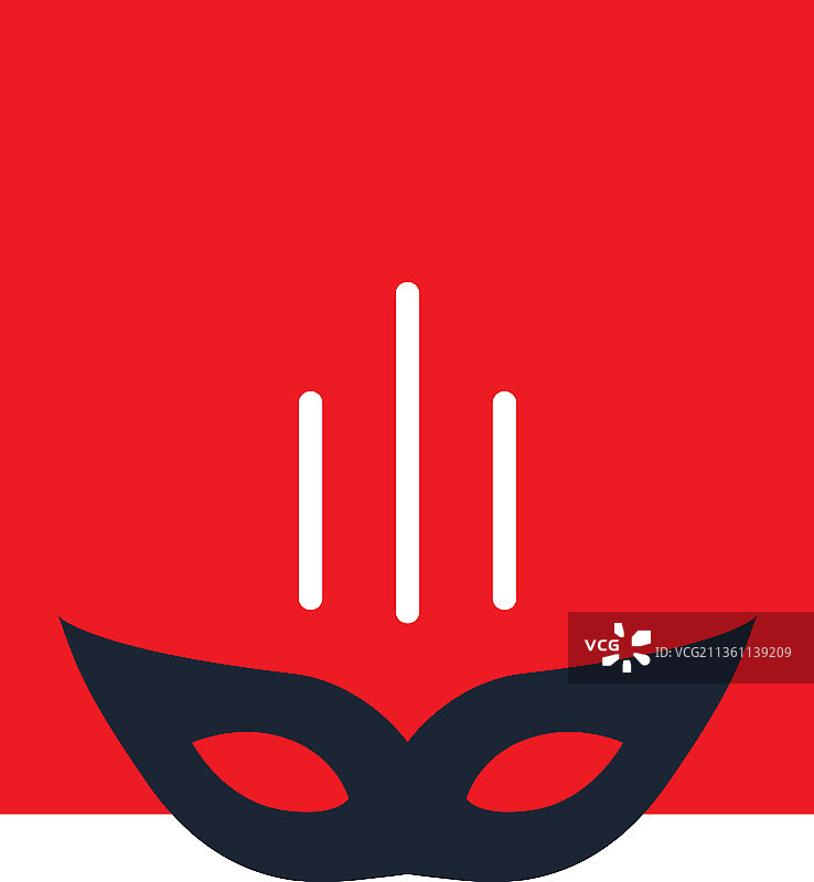 揭开面具概念设计图片素材
