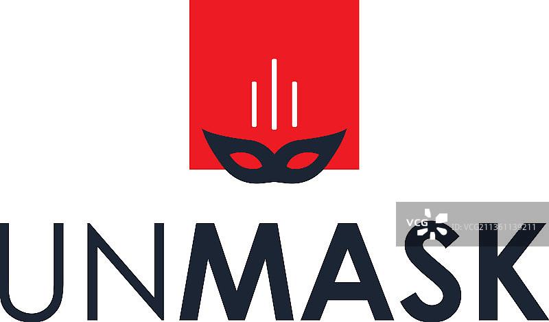 揭开面具概念设计图片素材