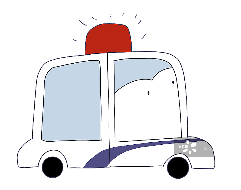 元素：警车图片素材