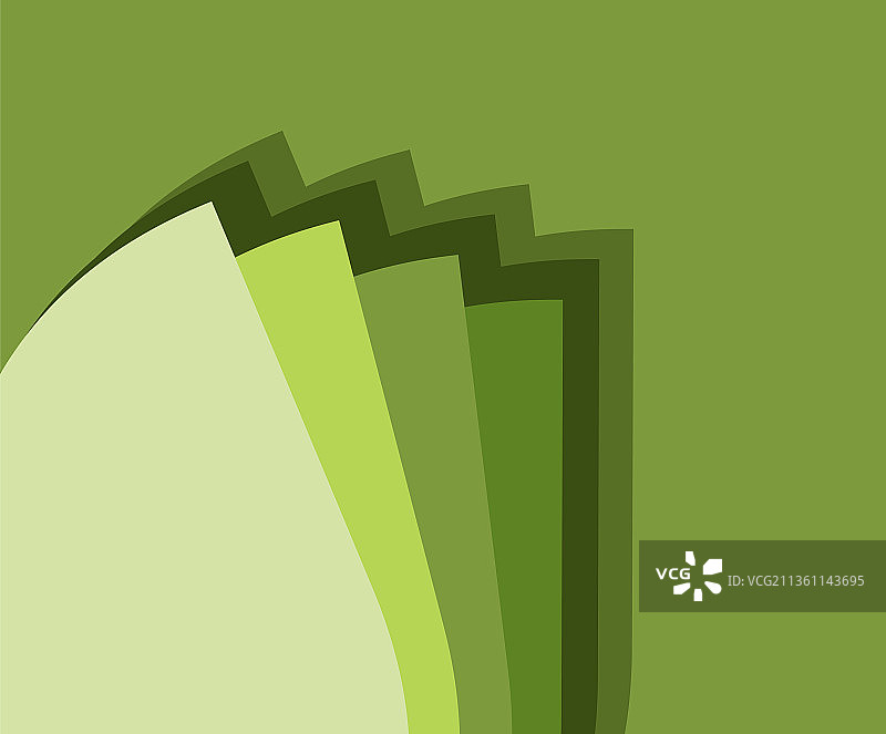 带颜色标尺的绿色背景图片素材