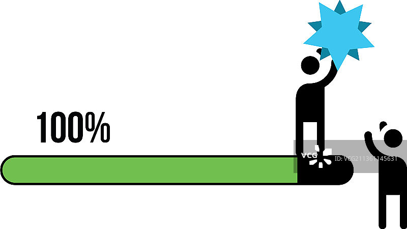 100个成功图标图片素材