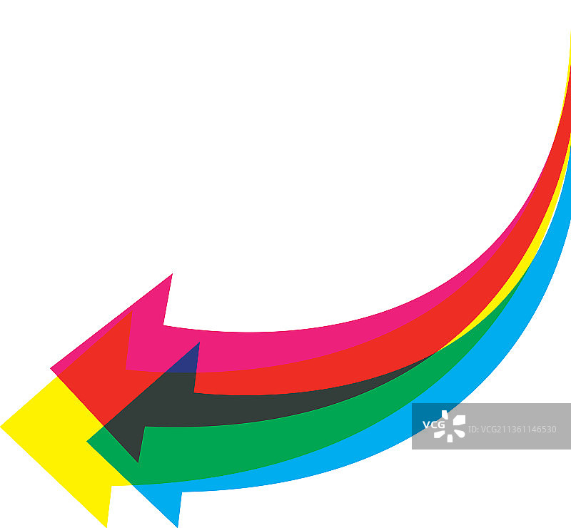 彩色箭头图片素材