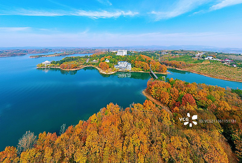 美丽漳河 醉美秋色图片素材