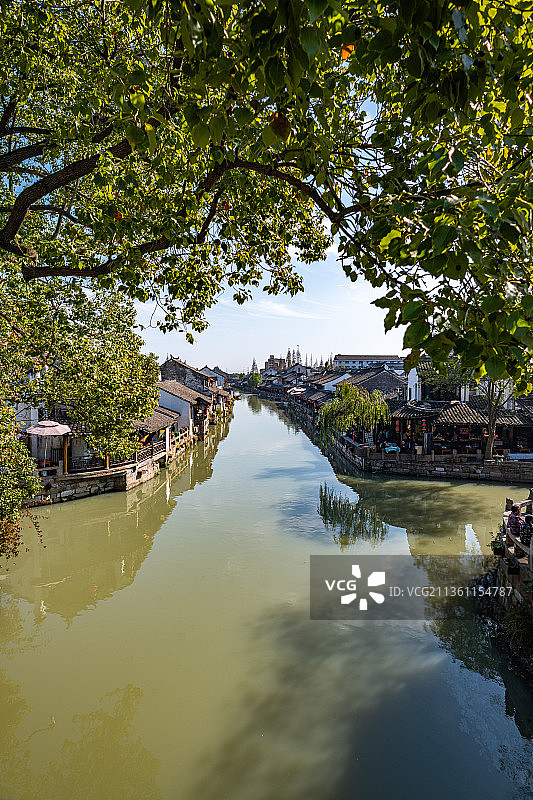 上海金山枫泾古镇旅游景区景观图片素材