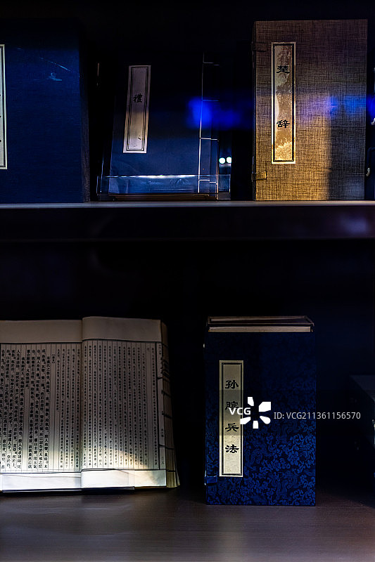 江南南京中国科举博物馆.夜游江南贡院图片素材