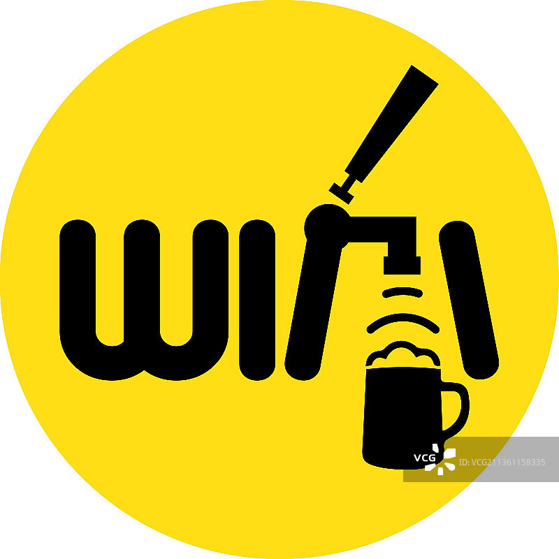 无线网络标志概念设计图片素材