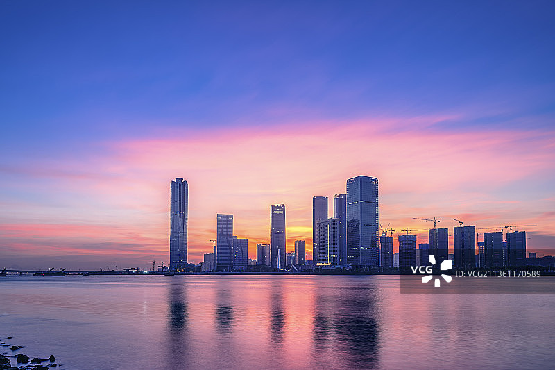 横琴粤澳深度合作区金融岛图片素材