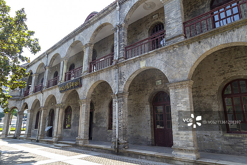 江西省南昌市新四军军部旧址建筑外观图片素材