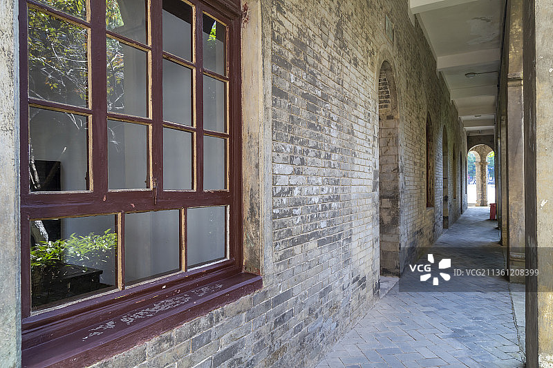 江西省南昌市新四军军部旧址建筑外观图片素材