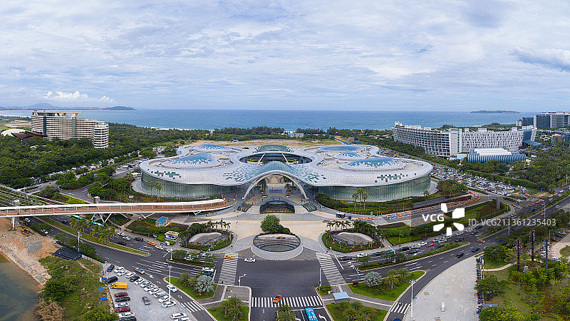 海南三亚海棠湾免税店购物中心图片素材