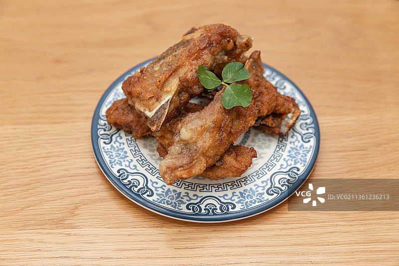 蒜香肋排图片素材