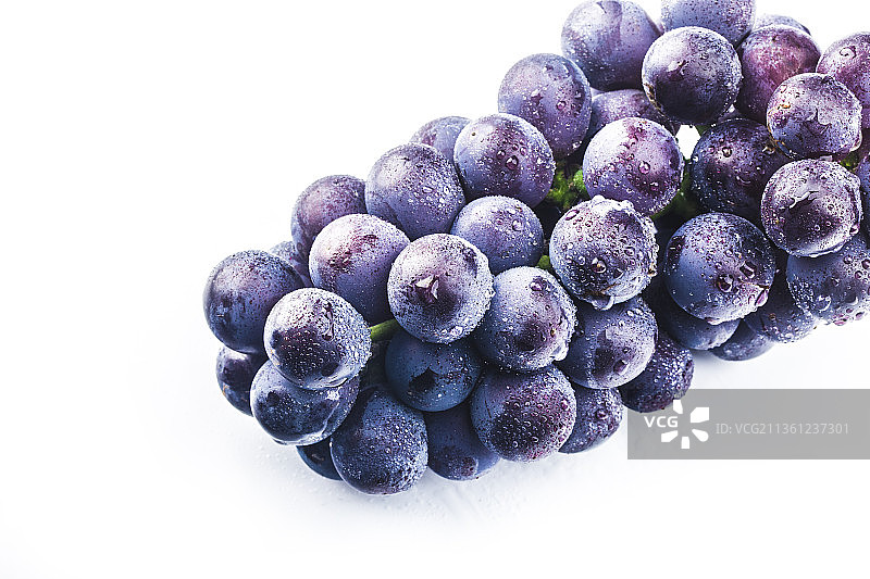 新鲜巨峰葡萄图片素材