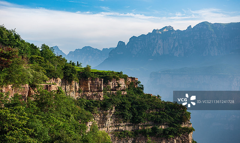 安阳林州太行山大峡谷，王相岩，石板岩图片素材
