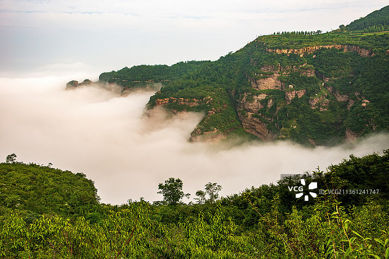 安阳林州太行山大峡谷，王相岩，石板岩图片素材
