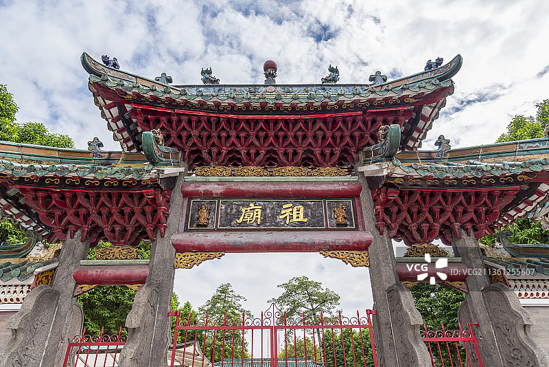 广东省大湾区佛山市禅城区祖庙景区图片素材
