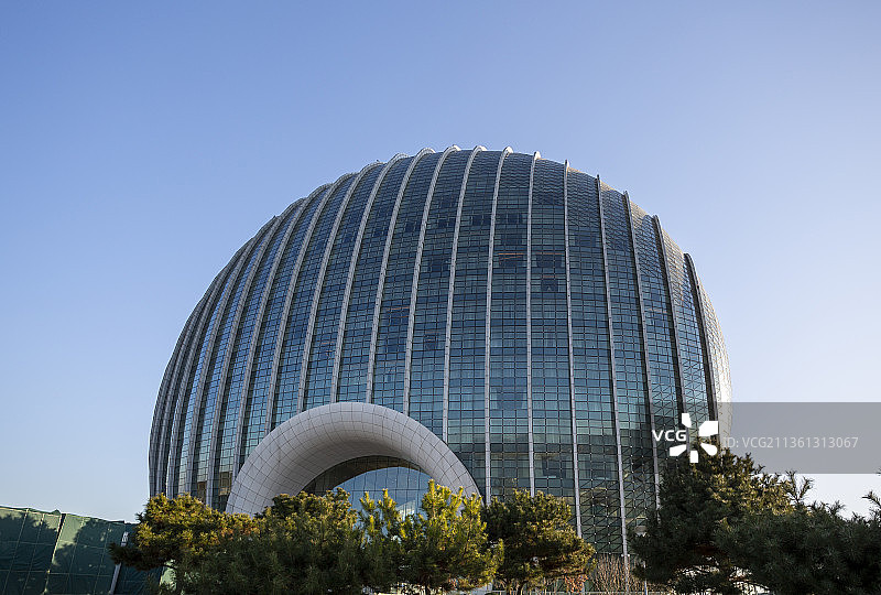 凯宾斯基酒店，日出东方，雁栖湖图片素材