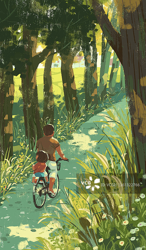 林间小路图片素材