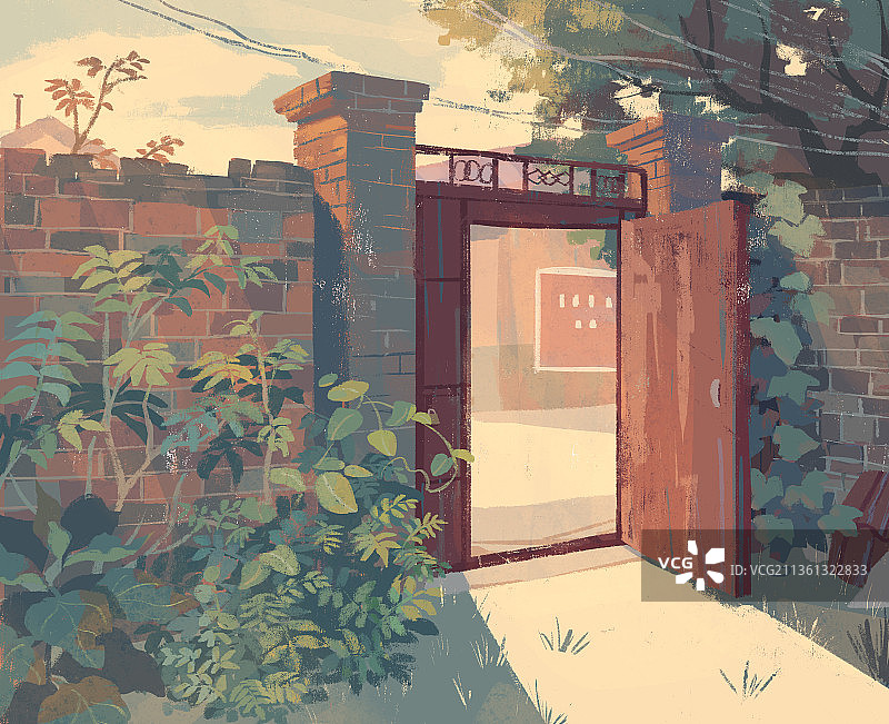 农家小院图片素材