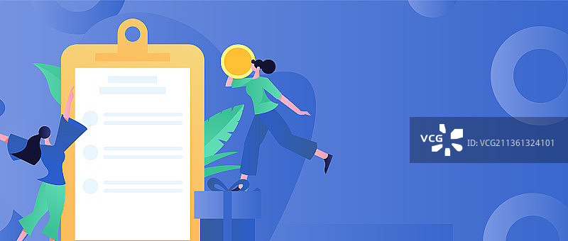 邀请好友进行问卷调查扁平矢量概念运营插画图片素材