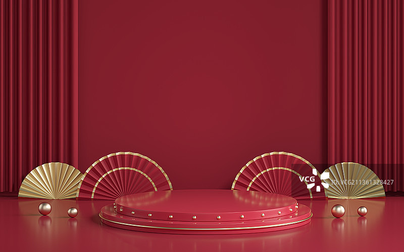 产品展台三维图形喜庆节日背景图片素材