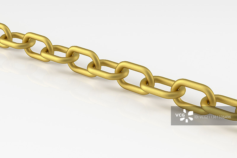 3D渲染的工业锁链图片素材