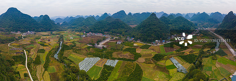 航拍广西柳州融安县泗顶矿图片素材