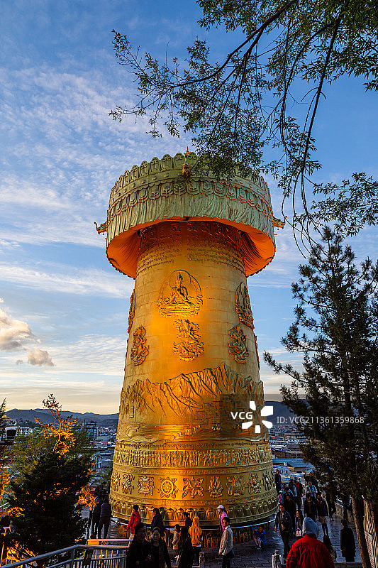 云南迪庆香格里拉独克宗古城图片素材