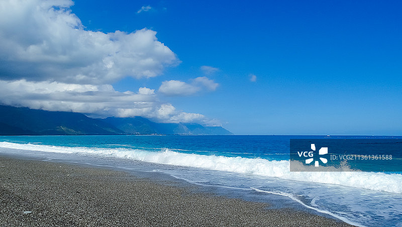 台湾花莲七星潭  台湾旅游 台湾风光图片素材