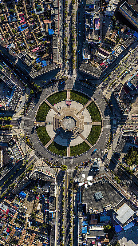 新疆特克斯八卦城图片素材