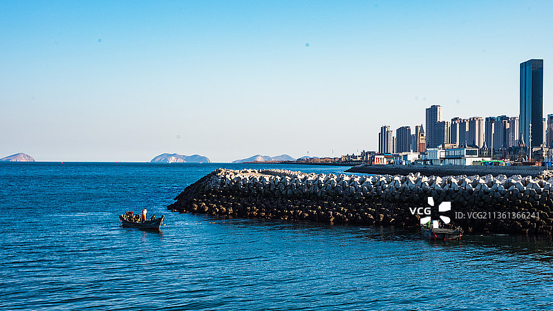 海湾小景图片素材