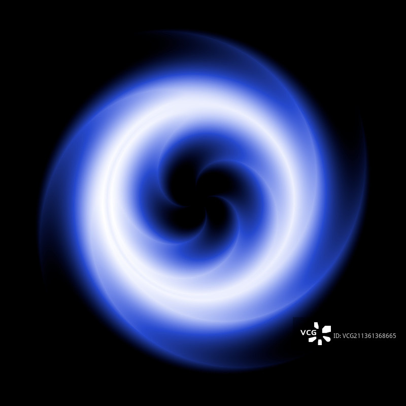 蓝色超现实螺旋背景素材图片素材