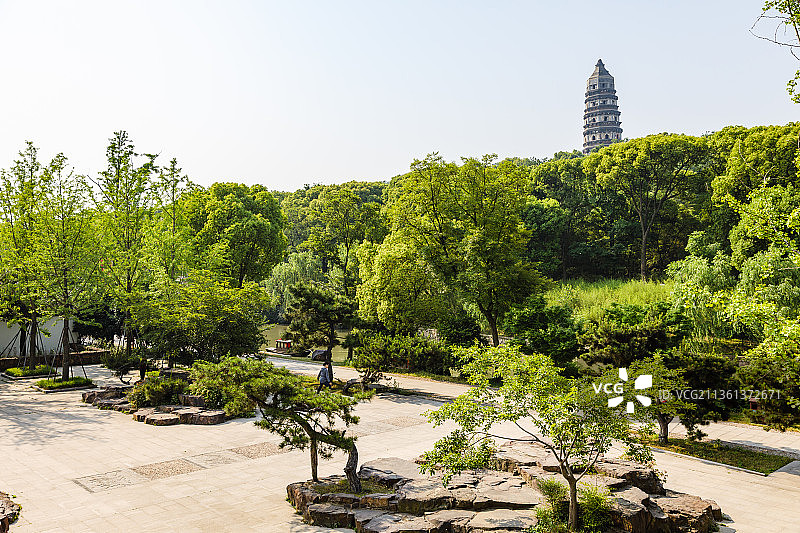 江苏苏州虎丘风景名胜区孙武子祠图片素材