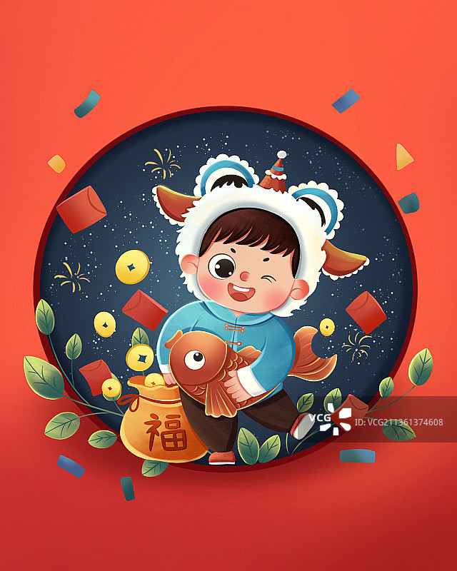 红包封面（过年）图片素材