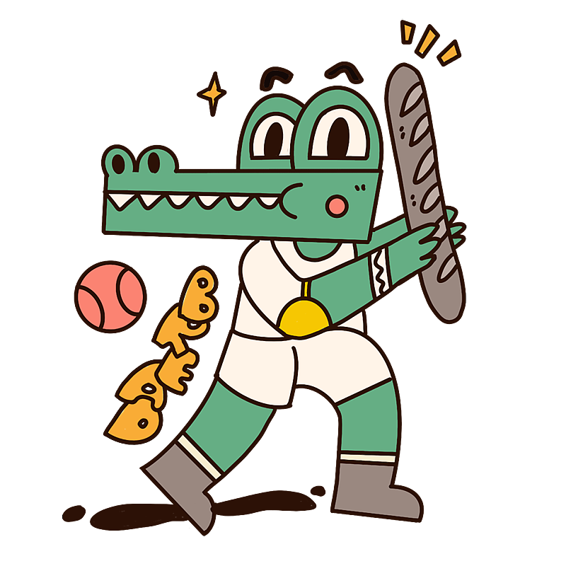 小动物美食线条插画图片素材